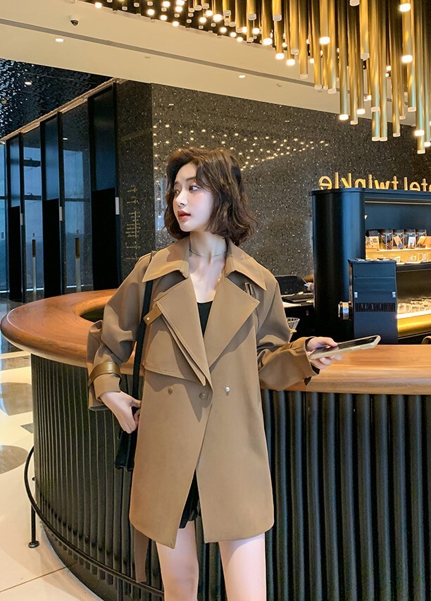 Short Trench Coat Women Small Medium Size 6 8 10 Vintage Fall
