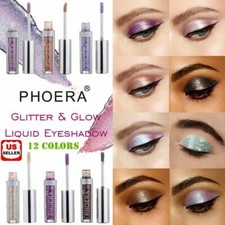 12 colors Eyeshadow Liquid Waterproof Glitter Eyeliner Shimmer Makeup Cosmetics