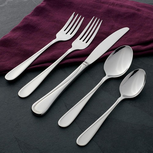 Mid-Century 45-Piece Stainless Steel Cutlery Set – Service for 8 & Serving Tools - Picture 8 of 9