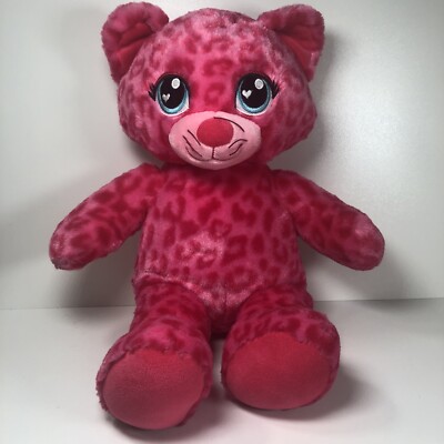 BUILD A BEAR HOT PINK CANDY SWEET SCENTS LEOPARD CAT 16
