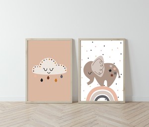 rainbow prints for nursery