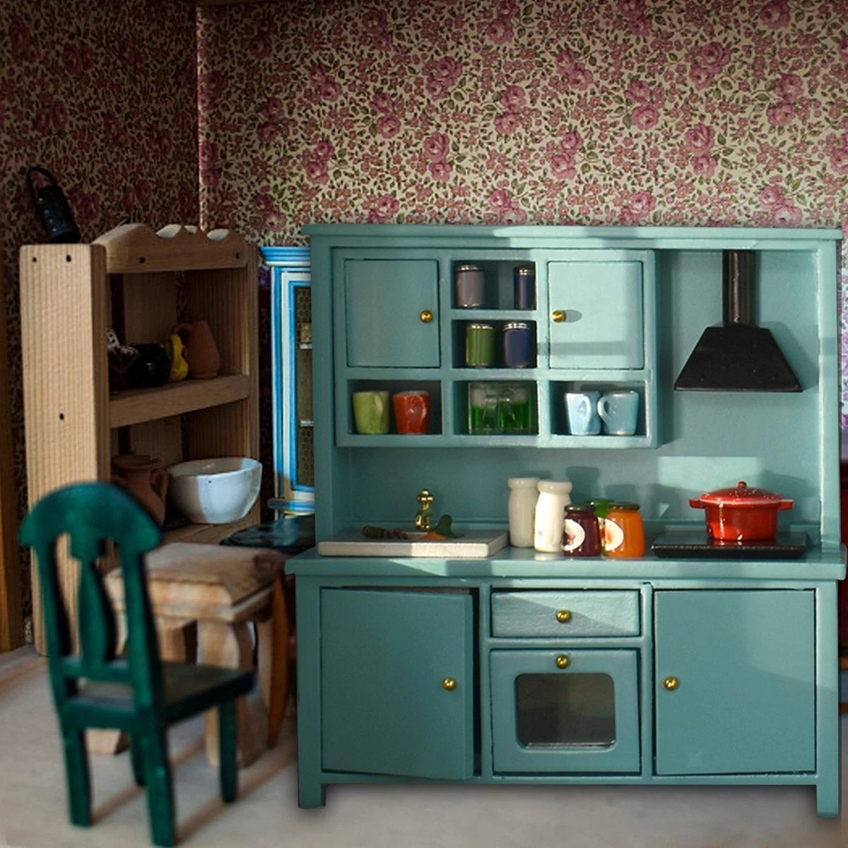Dollhouse kitchen best sale accessories