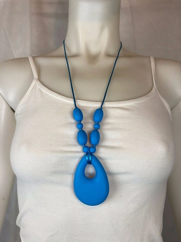 Baby Silicone Teething Necklace for Mom to Wear BPA Free FDA APVD Pick Color #7 - Image 4 of 4