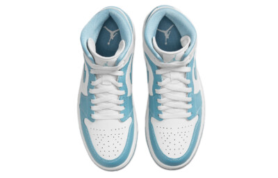 Size 7.5 - Air Jordan 1 Mid University Blue W for sale