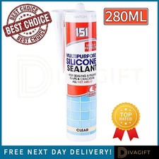 WATERPROOF SILICONE SEALANTS ALL PURPOSE ACRYLIC WHITE CLEAR BLACK BROWN SEALANT