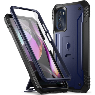 Poetic Revolution Case for Motorola Moto G 5G 6.5'' (2022) Cover Navy Blue