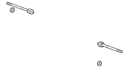 Kit de varilla de amarre interior de acoplamiento de dirección genuino GM 2011-2017 Buick Chevrolet 13332653 Foto 2 de 3