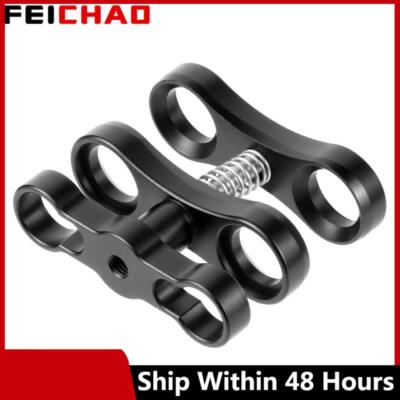Universal Diving Light Ball Butterfly Clip Arm Clamp Mount for GoPro Hero 11 10