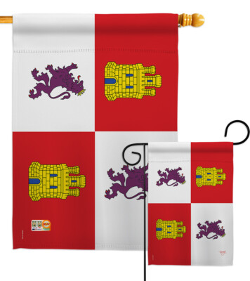 Castile and León Garden Flag Regional Nationality Decorative Yard House Banner