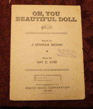 Oh, You Beautiful Doll  Brown/Ayer  1911 Remick Sheet Music