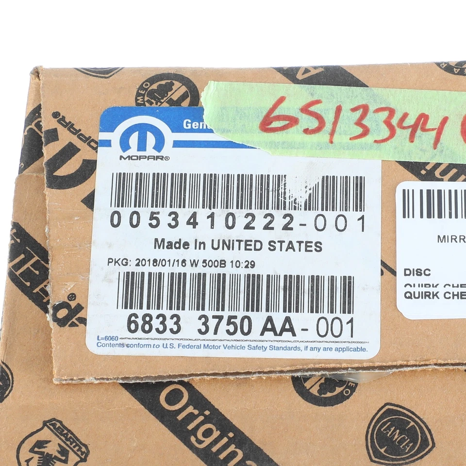 ESPEJO RETROVISOR INTERIOR ORIGINAL MOPAR 19-23 JEEP CHEROKEE OEM NUEVO 68333750AA Foto 3 de 4