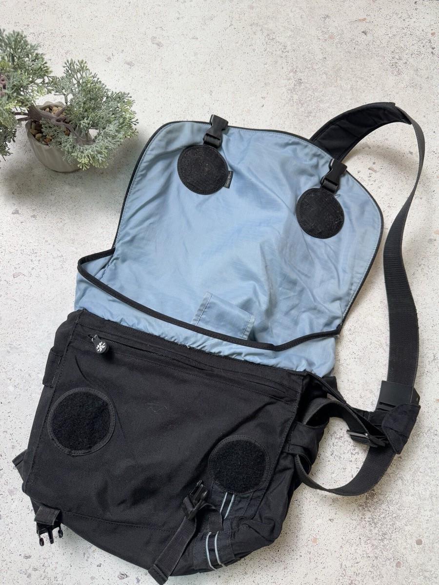 Crumpler Cheesy Disco Messenger Laptop Bag Black Unisex Crossbody