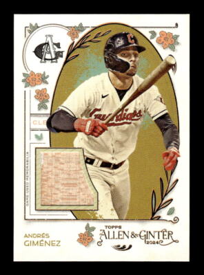 2024 Topps Allen & Ginter #AGR-AG Andres Gimenez A&G Relics Full Size A
