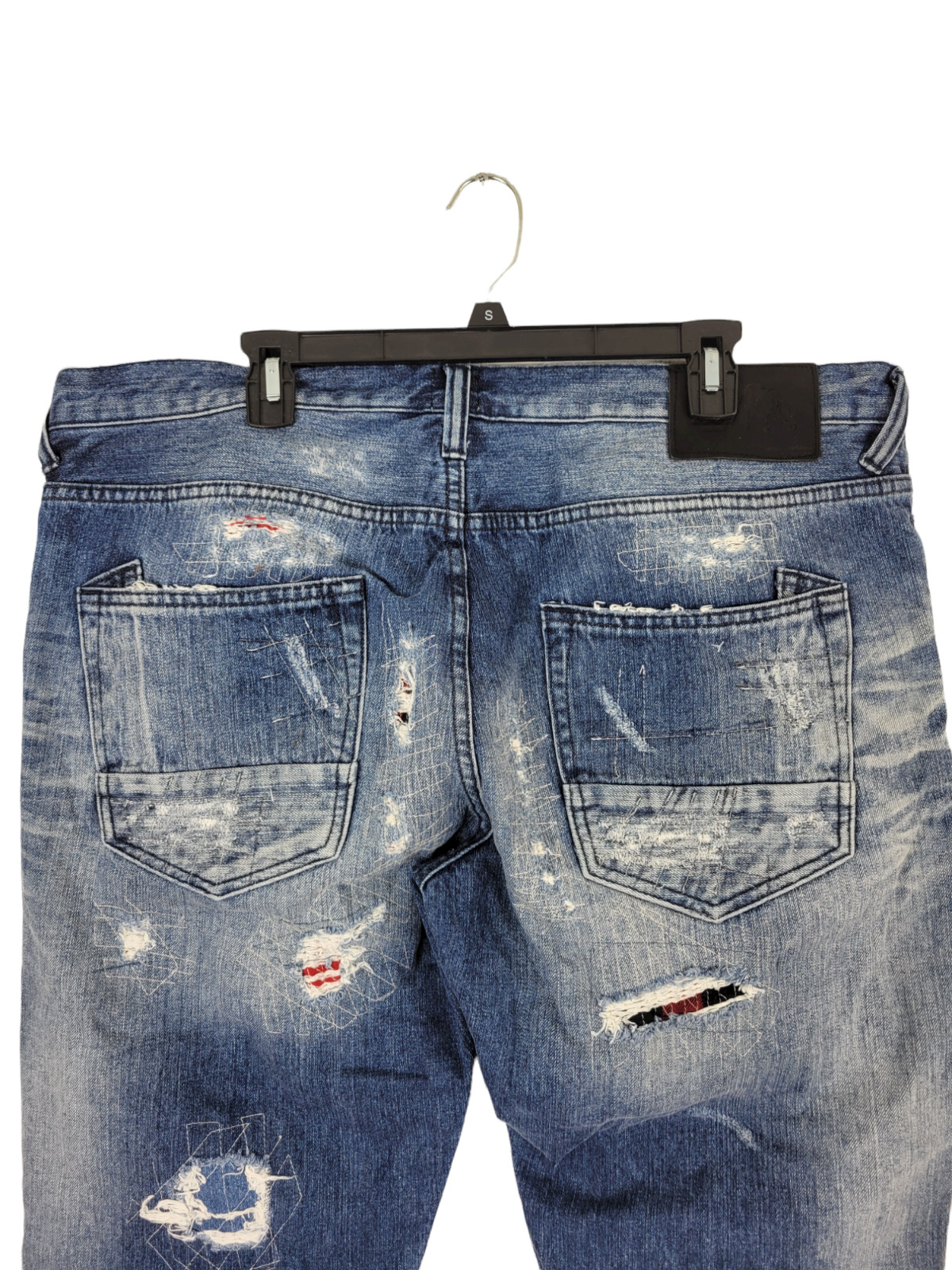 PRPS Barracuda Patchwork Destroyed Men's Designer… - image 4