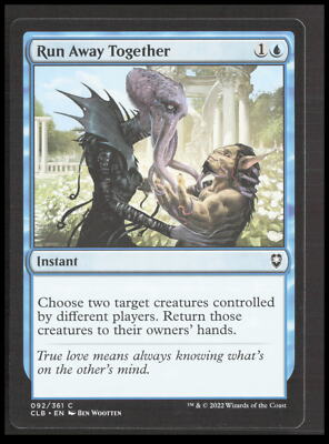 MTG Run Away Together 92 Commander Legends: Battle for Baldur's