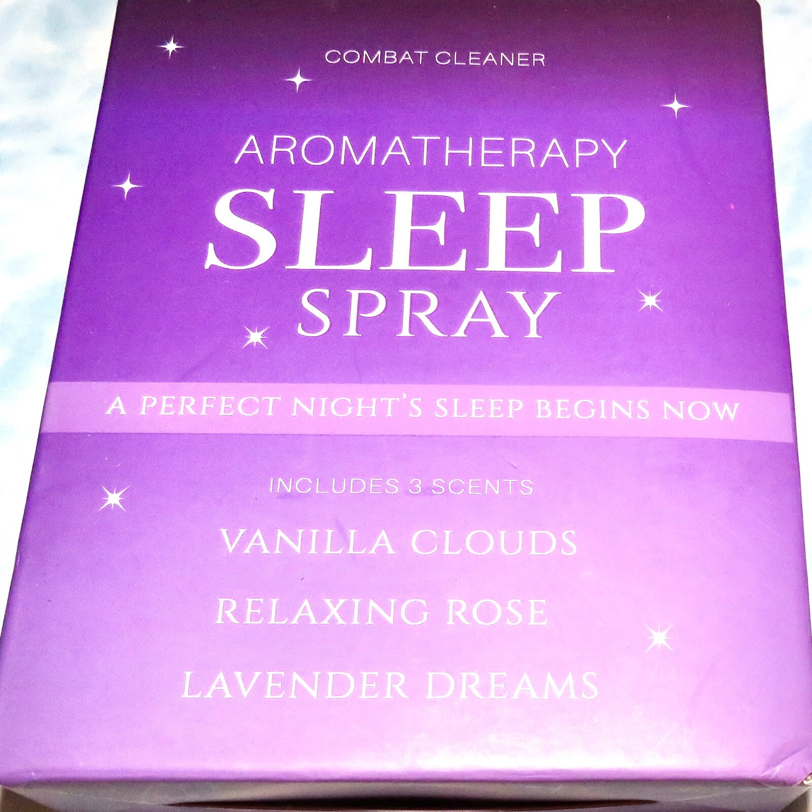 Combat Cleaner Aromatherapy Sleep Anxiety Relief Aid Pillow Sleep Spray Mist SET