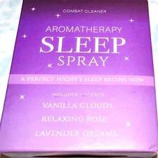 Combat Cleaner Aromatherapy Sleep Anxiety Relief Aid Pillow Sleep Spray Mist SET