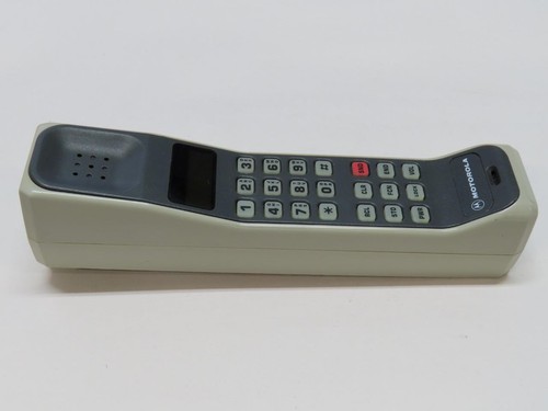 #9 TÉLÉPHONE PORTABLE VINTAGE MOTOROLA DYNATAC ULTRA CLASSIQUE - Photo 12 sur 14