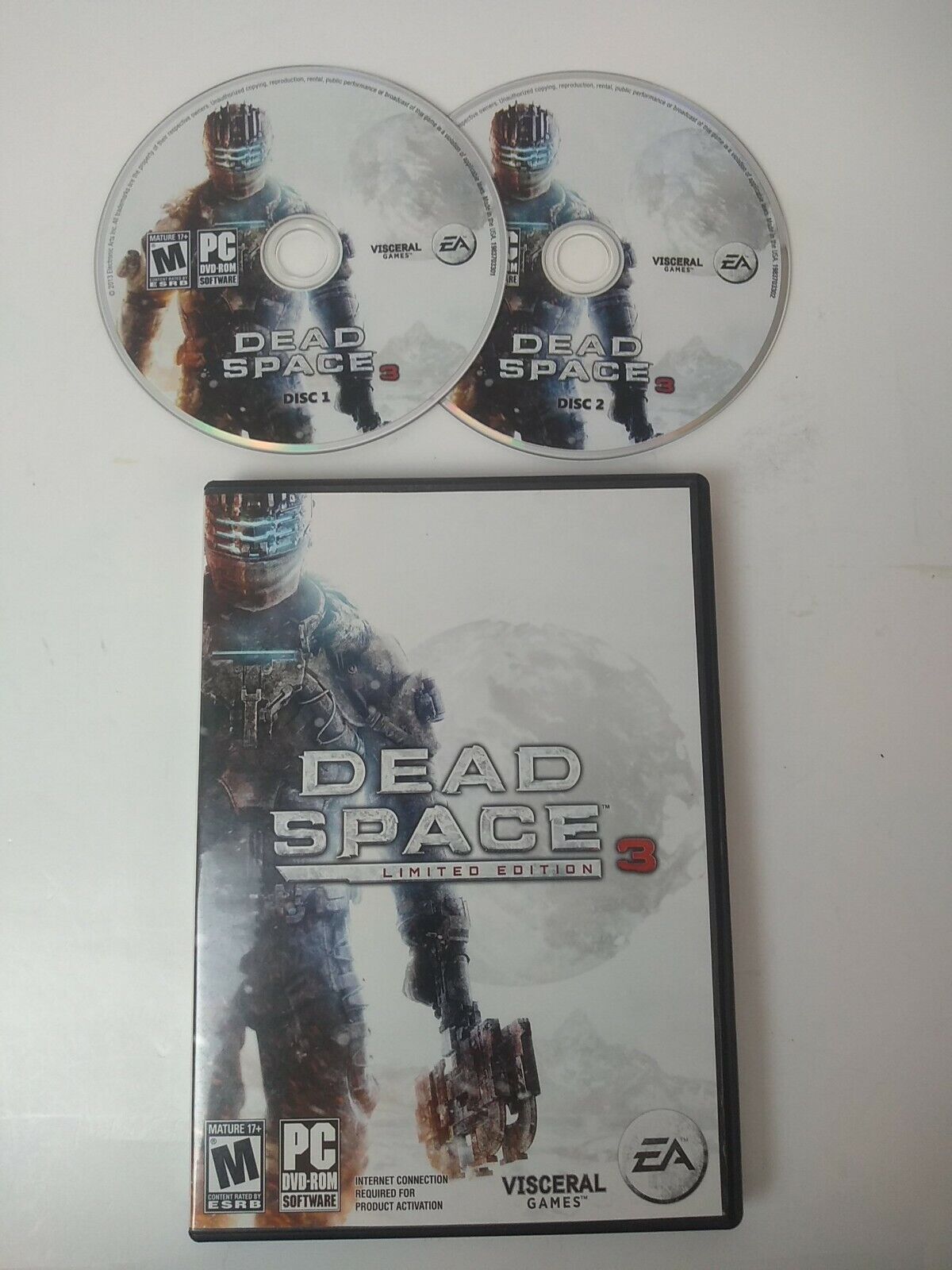 Dead Space 3 Limited Edition PC DVD-Rom 2 Discs no manual