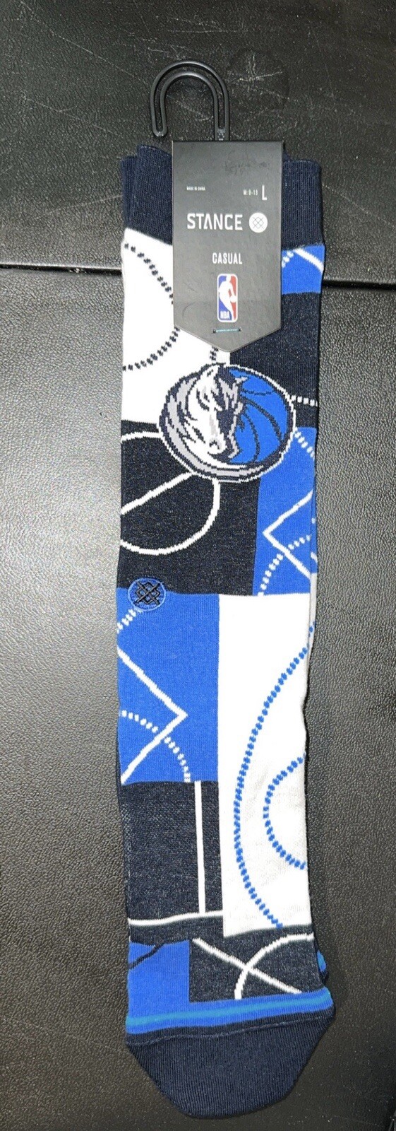 NEW Stance Casual NBA Dallas Mavericks Zone DAL Crew Socks Large 9-13