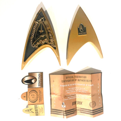 MINT RARE 1996 Fossil STAR TREK Pocket Watch LI1436 Numbered