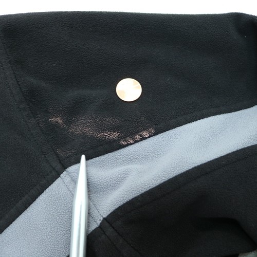 KARBON Jacket Youth Extra Large Gray Black Vented Full Zip Fleece Sweater - Picture 14 of 23