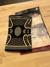 2Pack Copper Knee Braces Compression Sleeves Support for Arthritis Men  Women