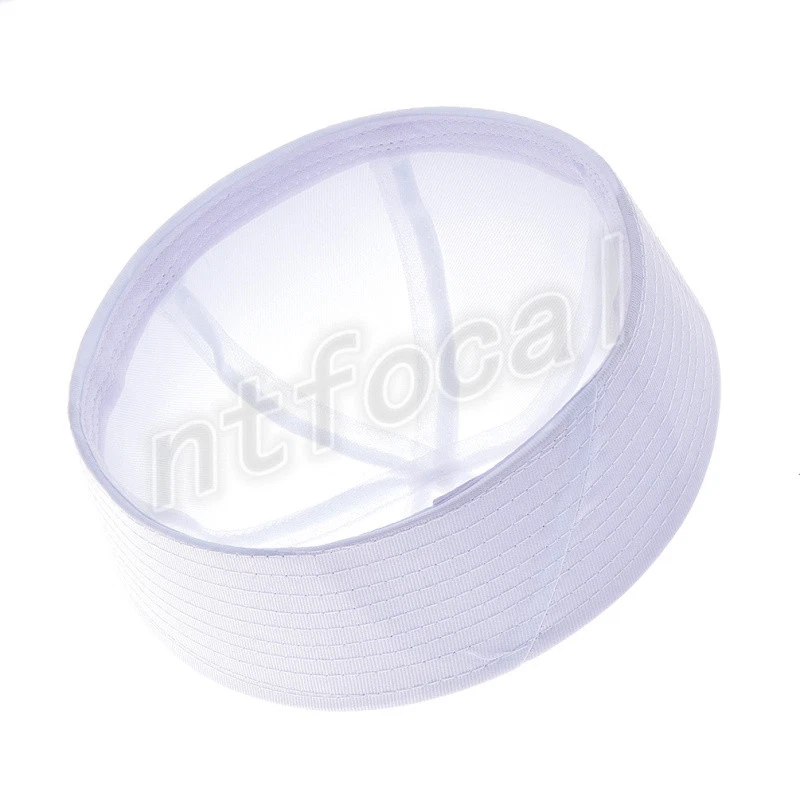 Disfraz de marinero blanco Doughboy azul marino sombrero gorra hombres mujeres niños accesorios con disfraces Foto 3 de 4