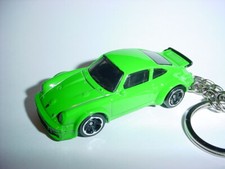HOT 3D PORSCHE 934 TURBO RSR CUSTOM KEYCHAIN keyring key green finish hot wheels