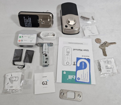 Smart Door Lock Deadbolt Fingerprint Keyless Entry Electronic Digital Keypad App