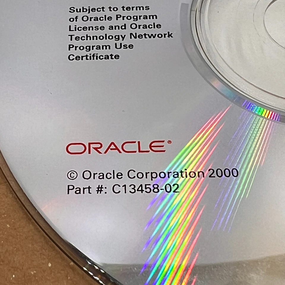 Oracle Oracle8i Lite CD 4.0.0.2.0 MS Windows NT C13458-02 Software - Image 4 of 4