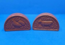 Avon Terra Cotta Cow & Rooster Salt and Pepper Shakers with Tray — listing 5