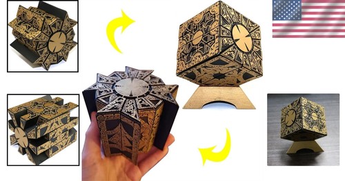 Detachable Hellraiser Puzzle Box with Built-in Locking Mechanism - Movie Replica - Picture 2 of 11