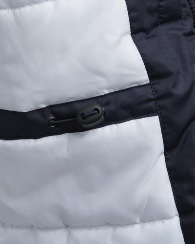 Mens New Puffer Jacket Hooded Padded Jack & Jones Regular Fit Black Navy - Picture 18 of 19