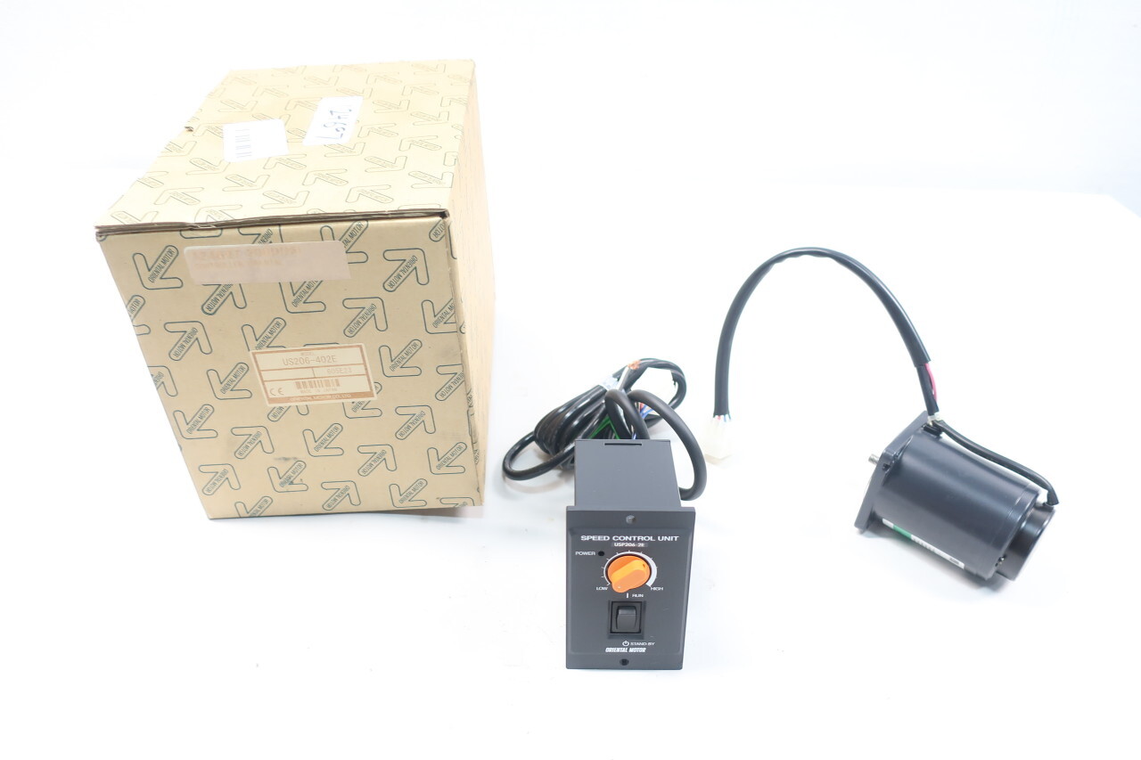 Oriental Motor US206-402E Motor W/ Speed Control Unit 1450rpm 220/230v-ac