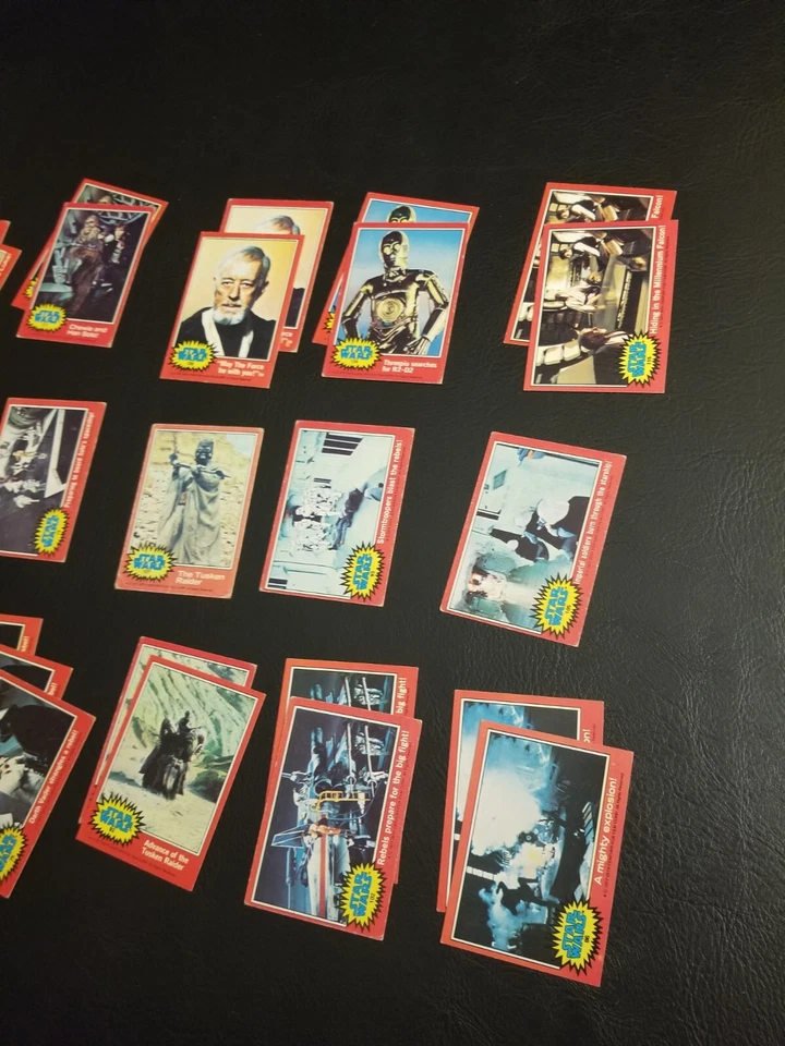 Vtg 1977 Original Star Wars Set (27 Cards) Set Red Series 2 NICE - Image 2 of 4