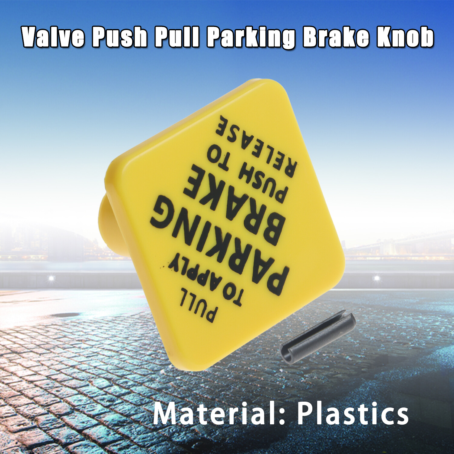 1 Pc Air Brake Valve Control Knob Parking Brake Yellow Fit for Truck 248433 eBay