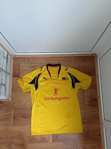 ST OTMAR ST GALLEN Football Soccer SHIRT PUMA JERSEY sz L YELLOW Match Worn