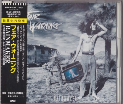 Fair Warning Rainmaker Japan CD Obi WPCR-220