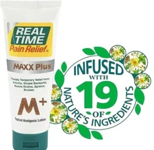 Real Time Pain Relief - MAXX PLUS Pain Relief Cream 3oz