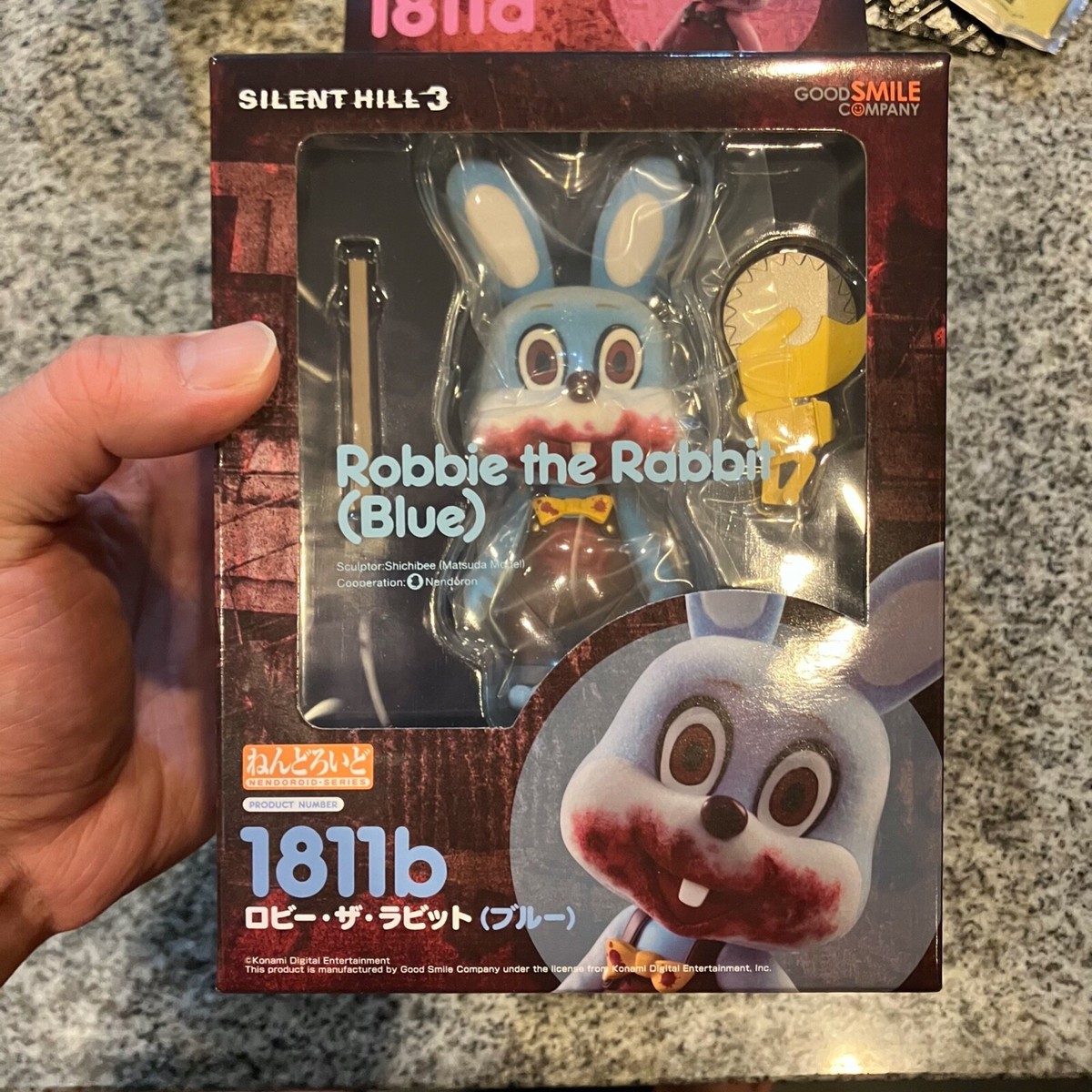 Silent Hill 3 Robbie Rabbit Nendoroid figures | Pink + Blue
