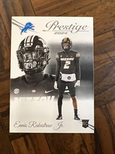 2024 Ennis Rakestraw Jr Panini Prestige #323. Lions RC Football Card BW1