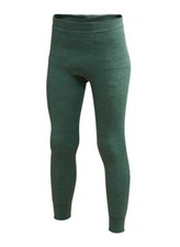 Woolpower Kids Long Johns 200 Long Underpants made of Merino Wool Lake Green