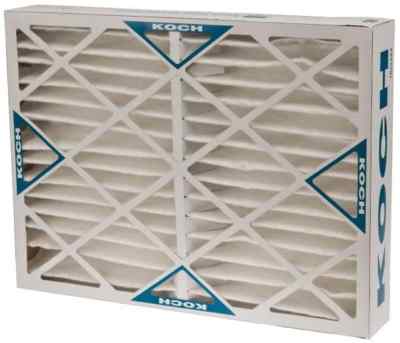 Made in USA 18'' x 24'' x 4'', 80 to 85% Efficiency, Wire-Backed Pleated Air Fil...