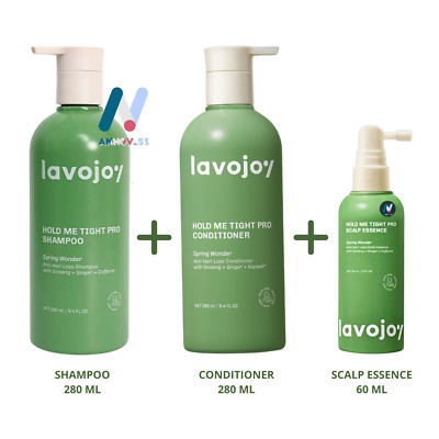 LAVOJOY 3in1 Bundle Hair Loss Shampoo Conditioner Scalp Essence Growth Treatment