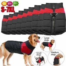 Pet Vest Jacket Warm Waterproof Pet Dog Clothes Small/Large Winter Padded Coat