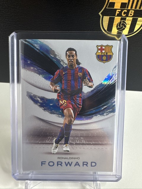 2024/25 Futera Unique Ronaldinho FC Barcelona Maestro 49/49 Last Print Bookend