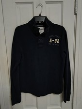 Y2K Abercrombie  Fitch 3D Spellout Long Sleeve T Shirt Kids XL Unisex Boy C6