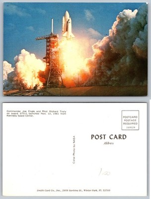 Space Shuttle Launch Kennedy Space Center Postcard