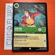 Disney Lorcana TCG Gaston Scheming Suitor 83/204 Common Non-Foil
